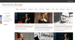 Desktop Screenshot of institutoacton.org